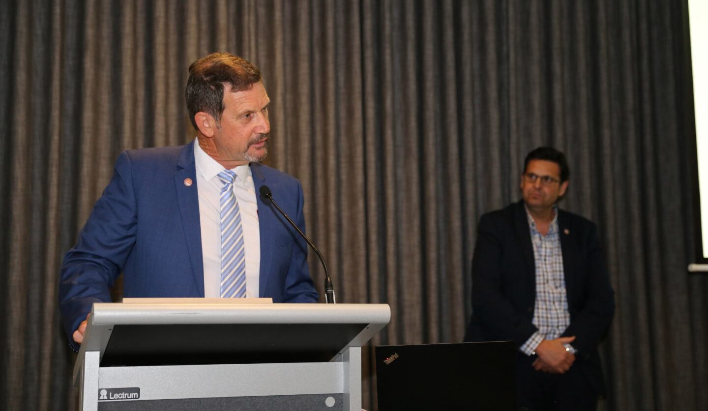 Geoffrey Robb conferred as Fellow of Surveying & Spatial Sciences Institute (SSSI)