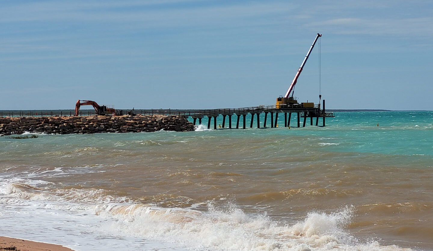 RM Surveys celebrate the opening of new jetty, Town Beach Broome
