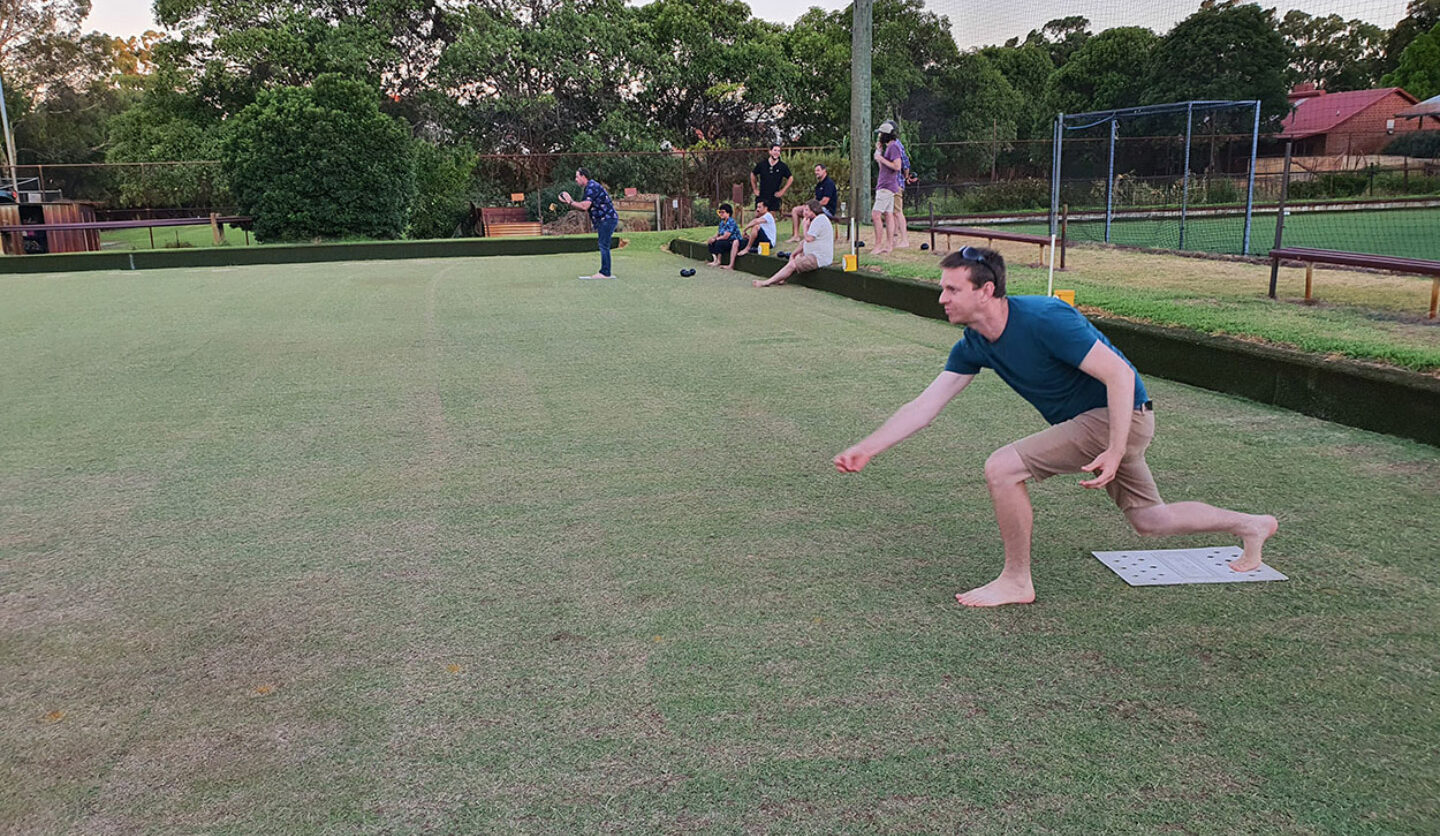 RM Surveys Social Club roll into 2022 with Barefoot Bowls