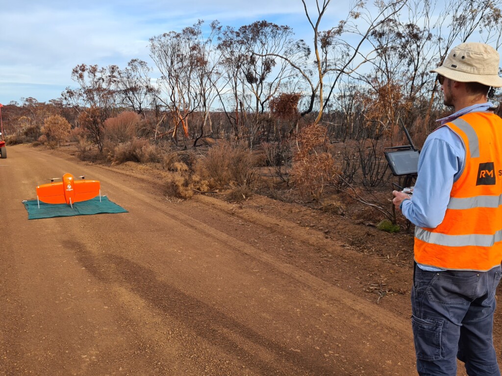 drone land surveying.